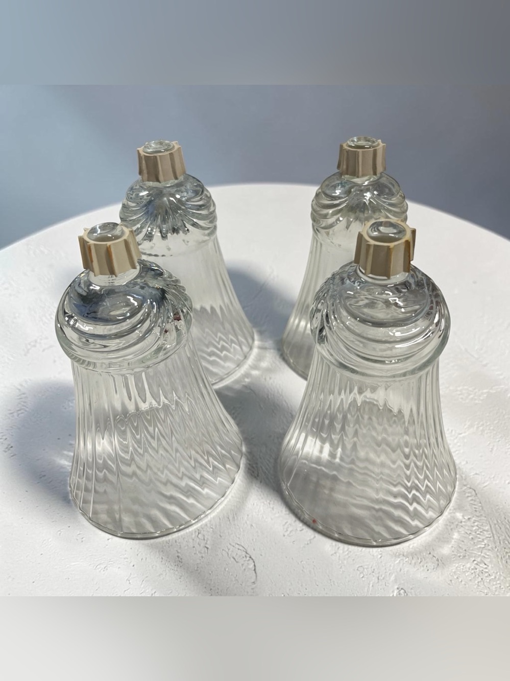 Set of 4 Home interior votive cups